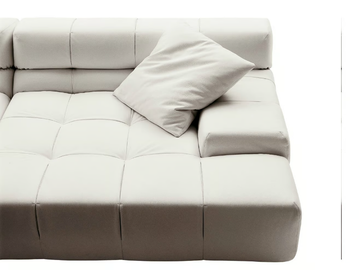 TUFTY TIME LEATHER - Sectional leather sofa by B&B Italia - view 3